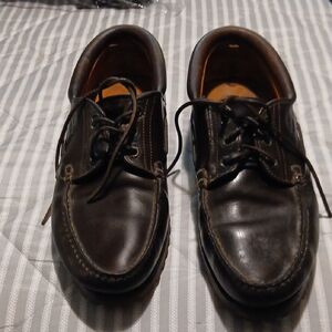 Timberland Brown Leather Boat Shoes